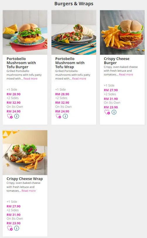 Nando's Burgers & Wraps Prices