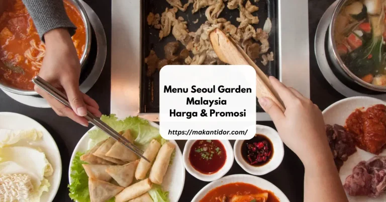 Seoul Garden Menu