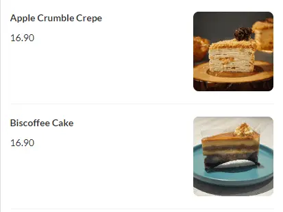Christine's Bakery Menu Prices Cakes
