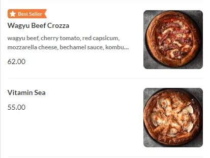 Menu Christine's Bakery Malaysia crozza