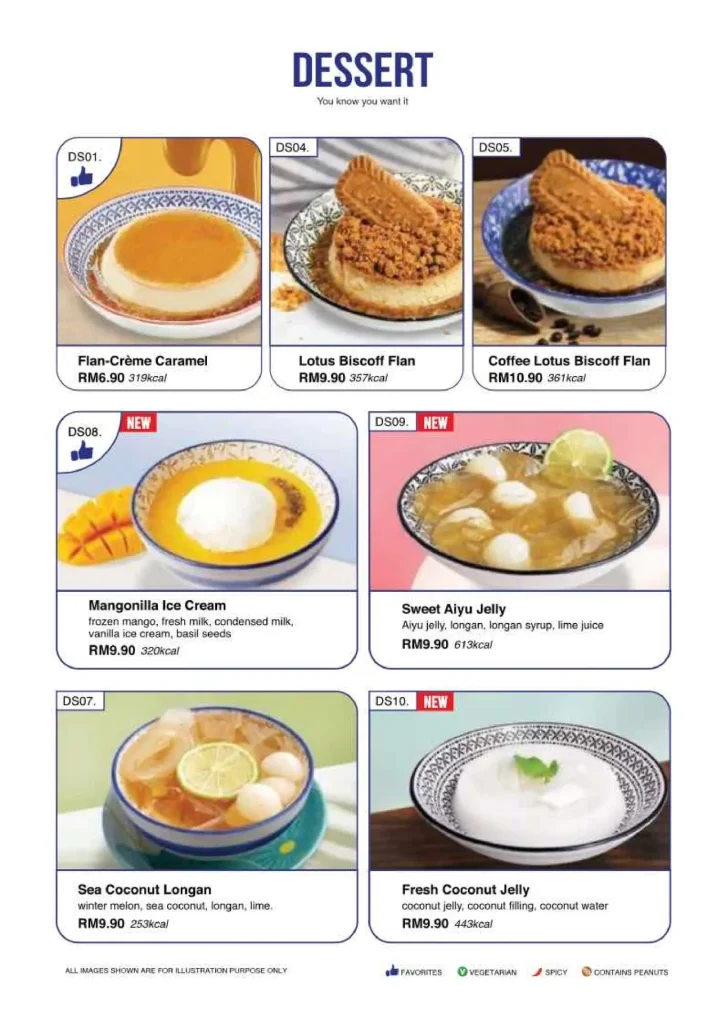 Dessert Menu Super Saigon Prices Malaysia 