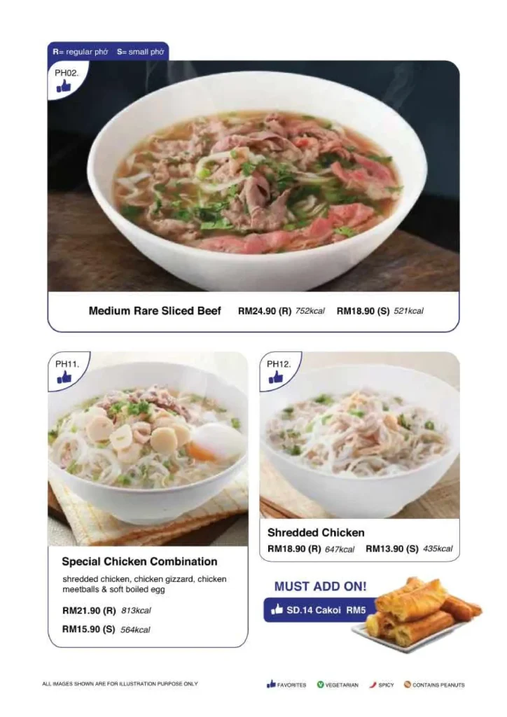 Menu Sedap Super Saigon Prices