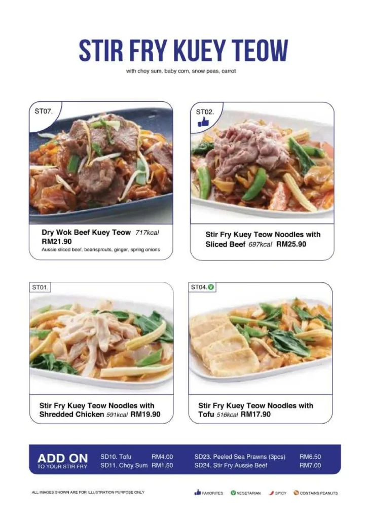 Teow Menu Prices Super Saigon