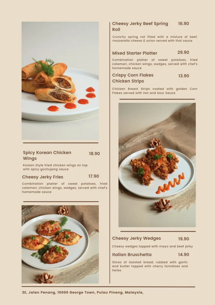 Don Western & Grill Cafe Menu Starter