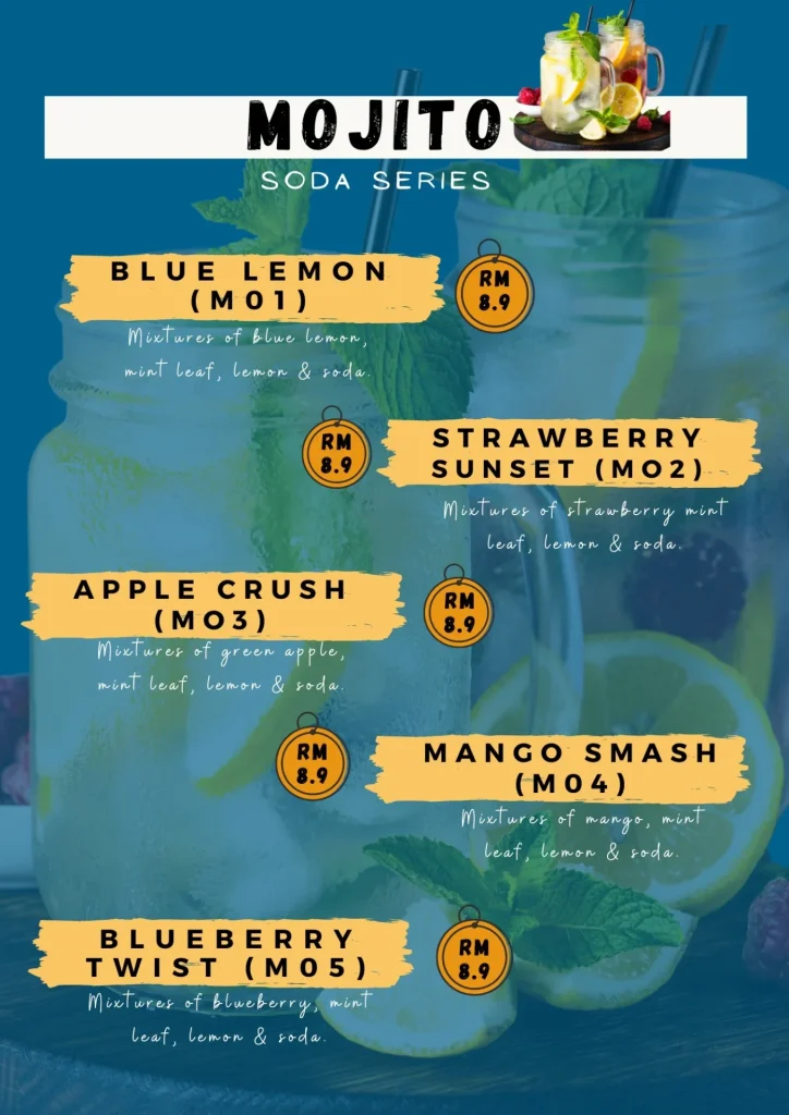 Malaysia Mojito Items Big Food Kitchen Prices