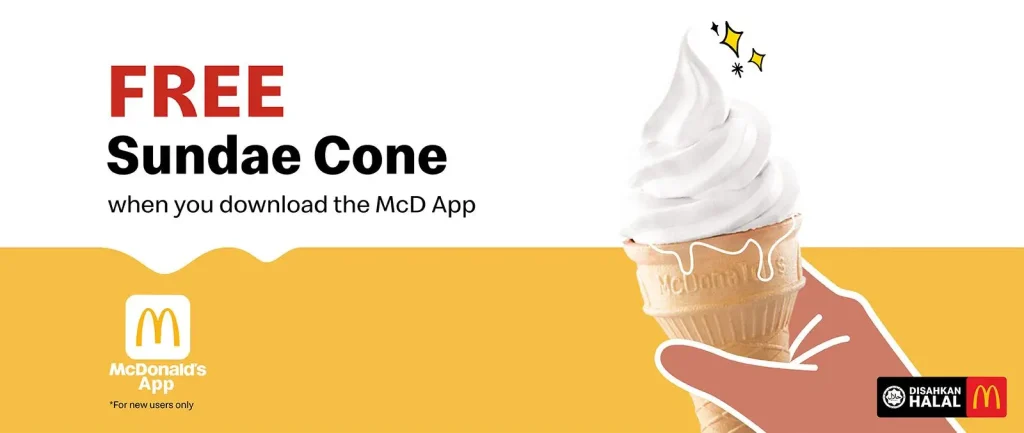 Malaysia McDonald’s Cone Promosi