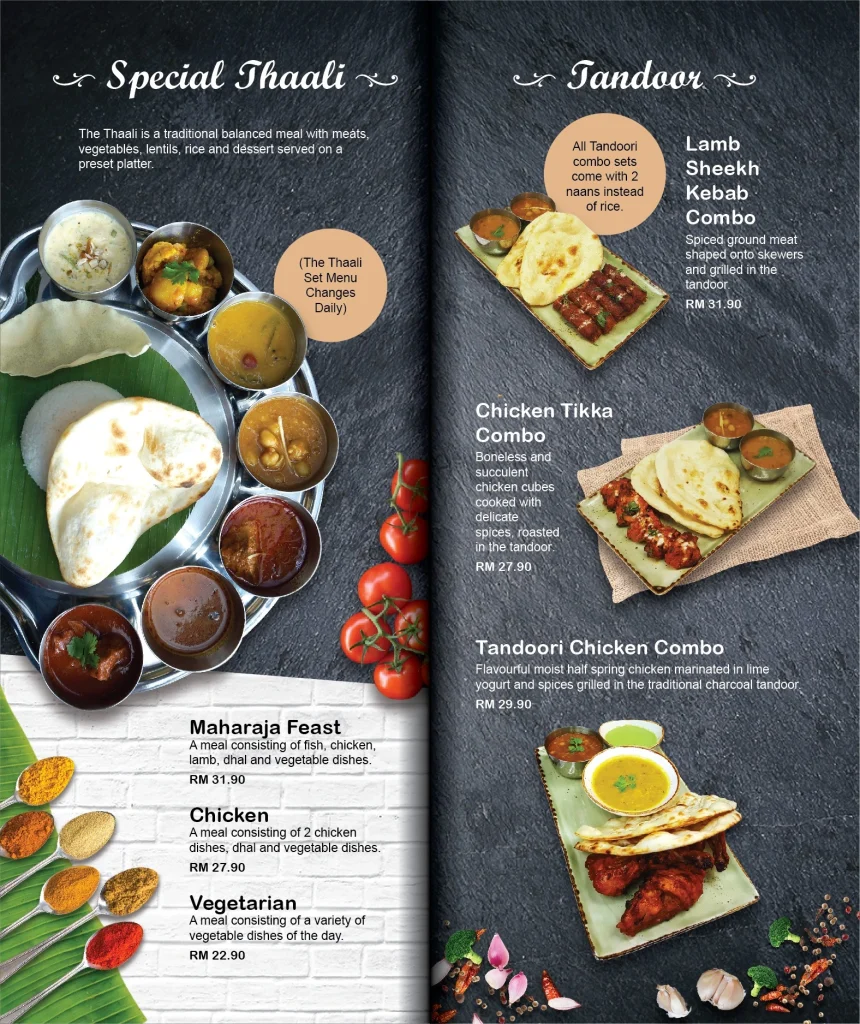 Khan's Indian Cuisine Tandoori Menu Items